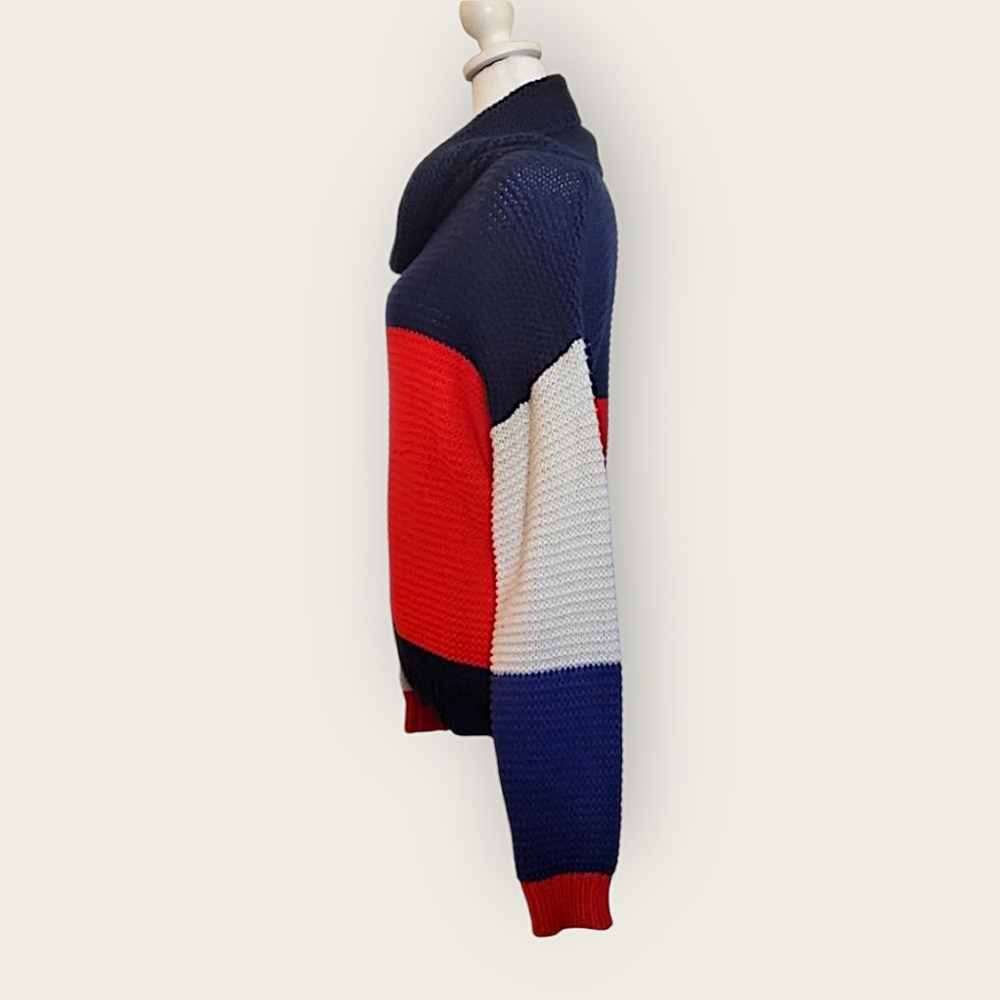 Brave Soul London Patchy Stripe Sweater - Picture 3 of 6